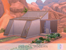 Sims 4 — Desert Modern by Scape — A modern desert house with lots of natural light and landscaped front garden. I hope