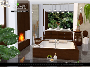 Sims 4 — Quiet Attraction by SIMcredible! — Bringing this elegant, charming bathroom for your sims. You may remember the