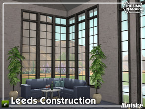 Sims 4 — Leeds Constructionset Part 6 by Mutske — This set contains several windows to create a contemporary or a little