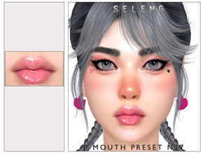 Sims 4 — [Patreon] P-Mouth Preset N37 by Seleng — -Cas lips preset- Female only Teen to Elder Custom Thumbnail It will