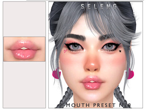 Sims 4 — [Patreon] P-Mouth Preset N38 by Seleng — -Cas lips preset- Female only Teen to Elder Custom Thumbnail It will