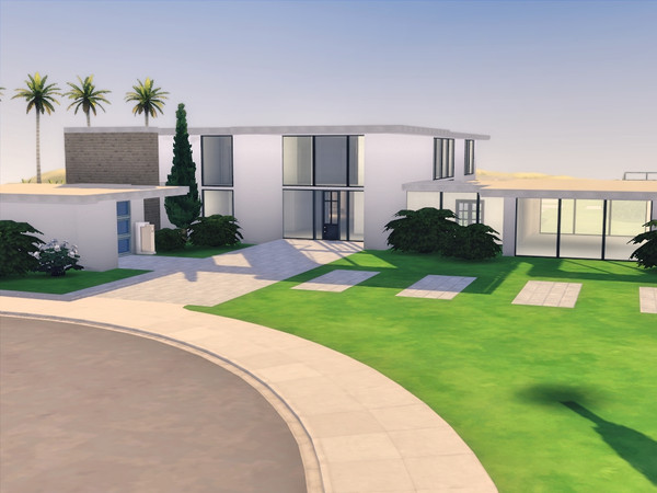 Sims 4 — LA Mansion by gredsuke2 — A large villa that has everything a sim might need. 