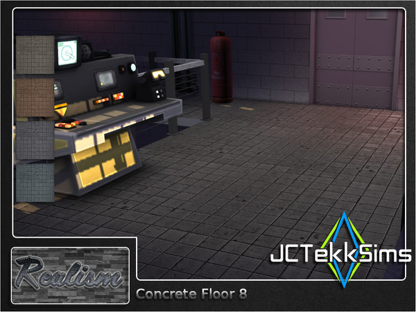 Sims 4 — Concrete Floor 8 by JCTekkSims — Created by JCTekkSims