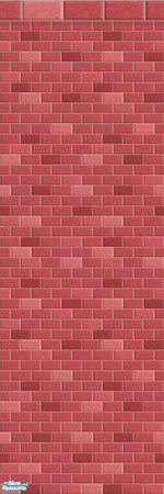 Sims 2 — Fruit Brick - Cherry by zvaella — Brick wall in fruity color. Enjoy! :)