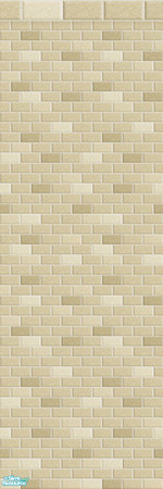 Sims 2 — Fruit Brick - Banana by zvaella — Brick wall in fruity color. Enjoy! :)