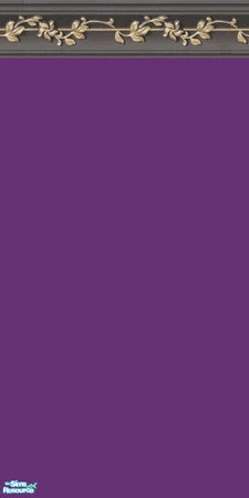 Sims 2 — NKPI Dark Grey Crown - Purple Lights by MoMama — Purple Lights paint topped with a dark grey crown molding lined