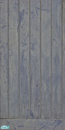 Sims 2 — OpenHouse Painted Wood Wall Set - Openhouse Light Blue Paint by openhousejack — light blue scratched wall with
