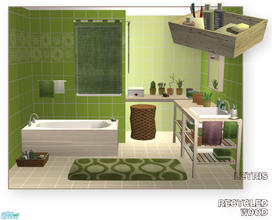 Sims 2 — Leyris bathroom - Green by mirake — 
