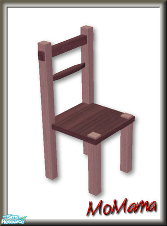 Sims 2 — NK Broadbent DR Chairs - Plum by MoMama — The Broadbent Dining Chair in Plum.