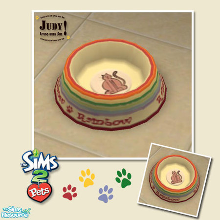 Sims 2 — Judy_SuperiorPetDish Recolor 12 by judyhugsnoopy — Recolor of Maxis Superior Pet Dish, Hope you like it :D