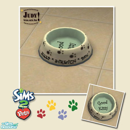 Sims 2 — Judy_SuperiorPetDish Recolor 10 by judyhugsnoopy — Recolor of Maxis Superior Pet Dish, Hope you like it :D