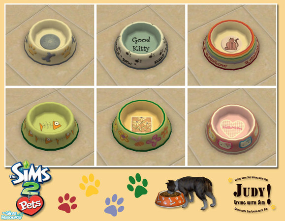 Sims 2 — Judy_SuperiorPetDish Recolor Set 2 by judyhugsnoopy — Recolor of Maxis Superior Pet Dish, Hope you like it :D