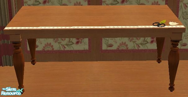 Sims 2 — TC-108 Simmer Sewing Recolor - Sewing Table with Bits by mom_of2boyz — This is the recolor of the Sewing Table