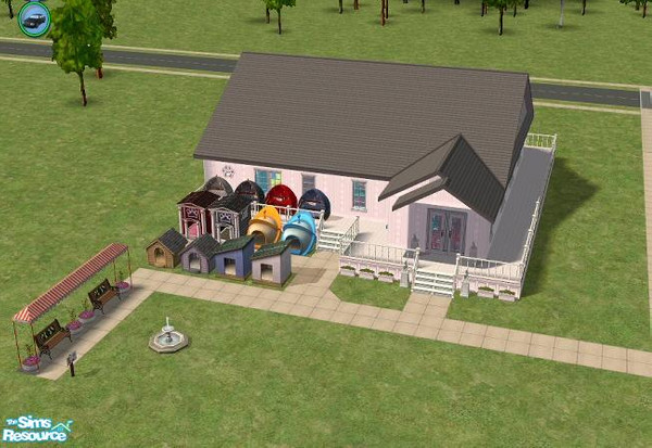 Sims 2 — Pet Shop by Jron — A nice cozy Pet Shop that I created for one of my fav Sims. Fully furnished, using Maxis
