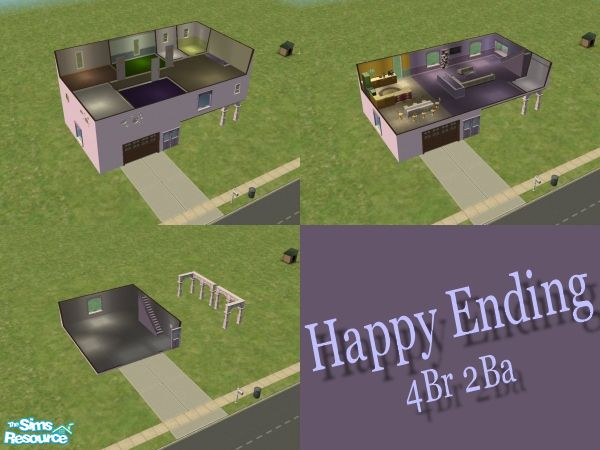 Sims 2 — Happilly Ever After by sofia098 — A large home for an established family. Four large bedrooms (4x6) and three