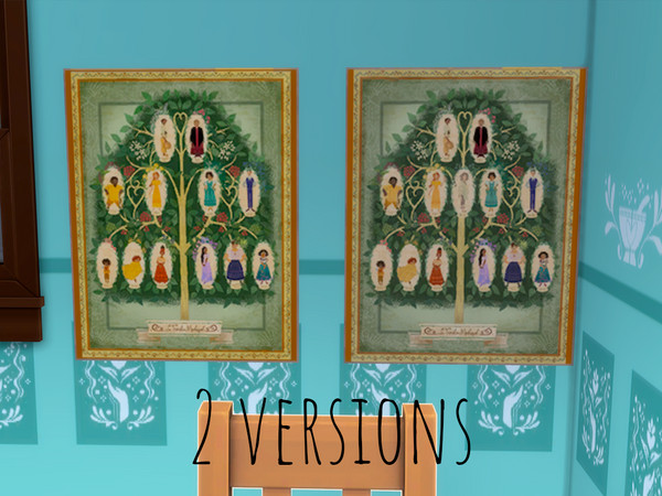 Sims 4 — Madrigal's Family Tree by MichaelDiPuorto — The Madrigal family tree has arrived! Embellish your home with this