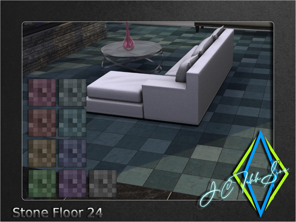 Sims 4 — Stone Floor 24 by JCTekkSims — Created by JCTekkSims