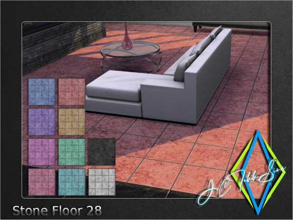 Sims 4 — Stone Floor 28 by JCTekkSims — Created by JCTekkSims