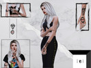 Sims 4 — Lower Arm/Hand Tattoo by 400lux — this creation consists of 2 black w/ red details art designs combined, enjoy.