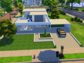 Sims 4 — Monochrome by TinkleTimeGaming — No CC was used in this home. Cheats used: bb.moveobjects bb.showhiddenobjects