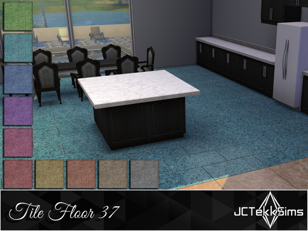 Sims 4 — Tile Floor 37 by JCTekkSims — Created by JCTekkSims