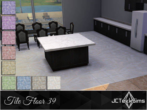 Sims 4 — Tile Floor 39 by JCTekkSims — Created by JCTekkSims