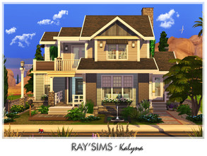 Sims 4 — Kalyna by Ray_Sims — This house fully furnished and decorated, without custom content. This house has 3 bedroom