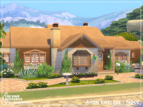 Sims 4 — Avon Cottage - Nocc by sharon337 — Avon Cottage is a 1 Bedroom 2 Bathroom home. Perfect for a couple or a single