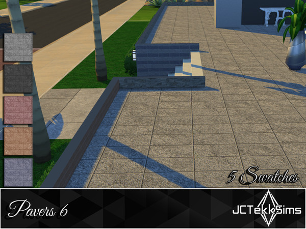 Sims 4 — Pavers 6 by JCTekkSims — Created by JCTekkSims