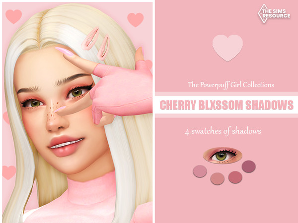 Sims 4 — [PATREON] Cherry Blxssom Shadows by LadySimmer94 — BGC 4 SWATCHES Custom Thumbnail Teen - Elder / Male - Female