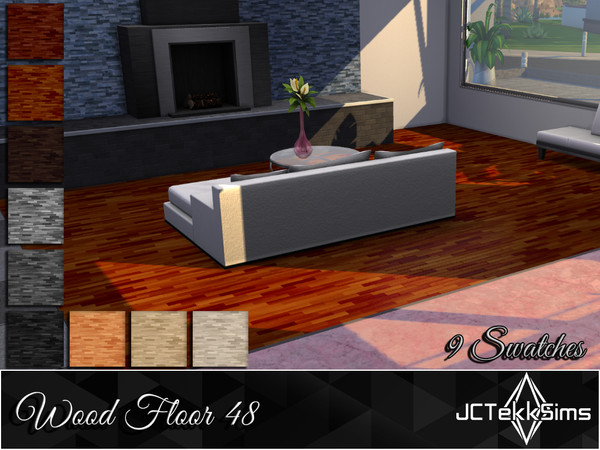 Sims 4 — Wood Floor 48 by JCTekkSims — Created by JCTekkSims