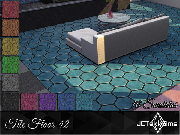 Sims 4 — Tile Floor 42 by JCTekkSims — Created by JCTekkSims