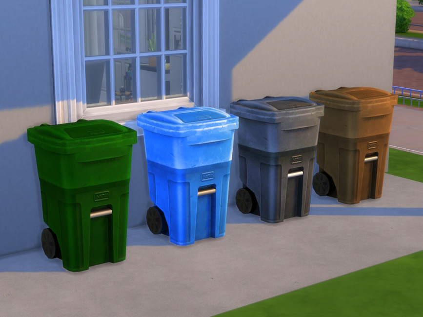 The Sims Resource Recolored trash bin