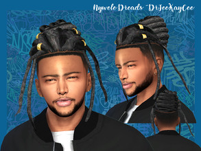 Sims 4 — Nywele Dreads by drteekaycee — With the change of seasons, it is time to provide our male Sims with a protective