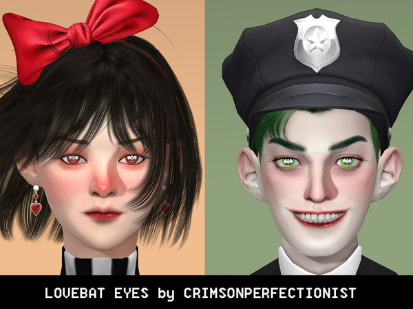 Sims 4 — Eyecollection_Lovebat_Eyes by crimsonperfectionist — Basegame compatible Color-slider Compatible Facepaint