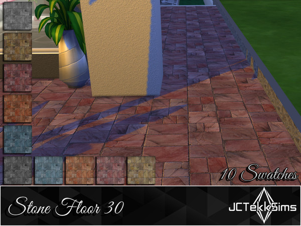 Sims 4 — Stone Floor 30 by JCTekkSims — Created by JCTekkSims