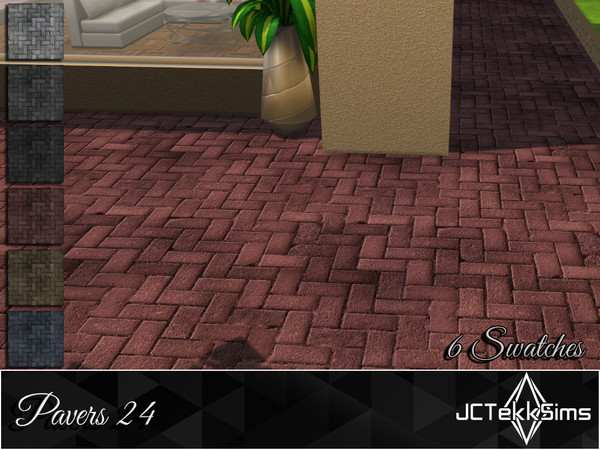 Sims 4 — Pavers 24 by JCTekkSims — Created by JCTekkSims