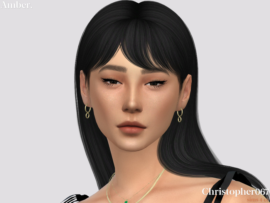 The Sims Resource - Amber Earrings