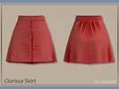 Sims 4 — [Patreon] Belaloallure_Clorissa skirt  by belal19972 — Simple button up mini skirt , enjoy :) 