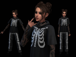 Sims 4 — Rhinestone Skeleton Pants  by simsloverxyz — Rhinestone Skeleton Pants 