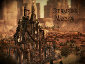 Sims 4 — Steampunk Mansion by VirtualFairytales — Dust, steam and hydropower keep this mansion alive. The movement makes