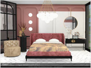 Sims 4 — Olga bedroom  Pt.I by Severinka_ — A set of furniture and decor for the decoration bedroom. The set includes 8