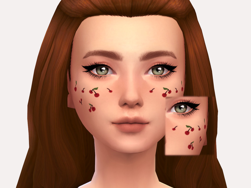 The Sims Resource Cherry Lady Freckles