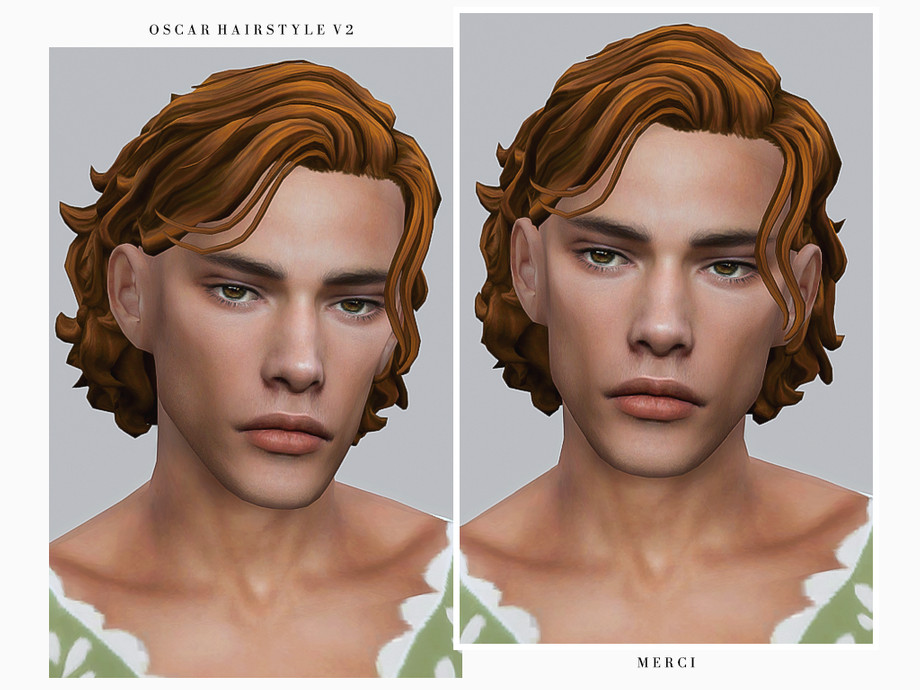 The Sims Resource - Oscar Hairstyle V2