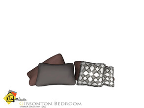 Sims 4 — Gibsonton Bed Pillows by Onyxium — Onyxium@TSR Design Workshop Bedroom Collection | Belong To The 2022 Year