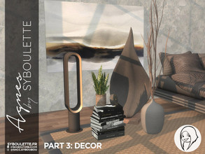 Sims 4 — Patreon early release - Agnes set - Part 3: Decor by Syboubou — This set is a refresh of an old set that I made