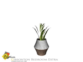 Sims 4 — Gibsonton Small Plant by Onyxium — Onyxium@TSR Design Workshop Bedroom Collection | Belong To The 2022 Year