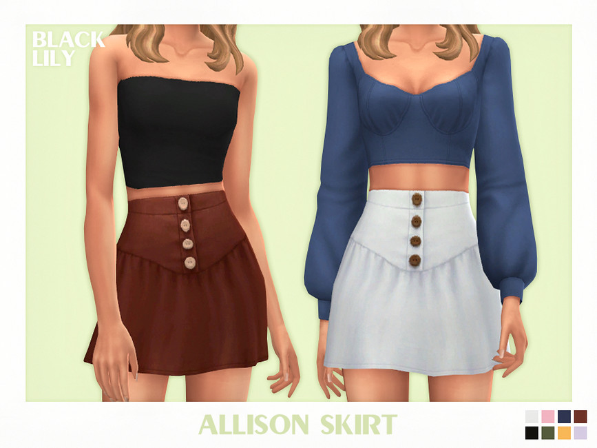 The Sims Resource - Allison Skirt