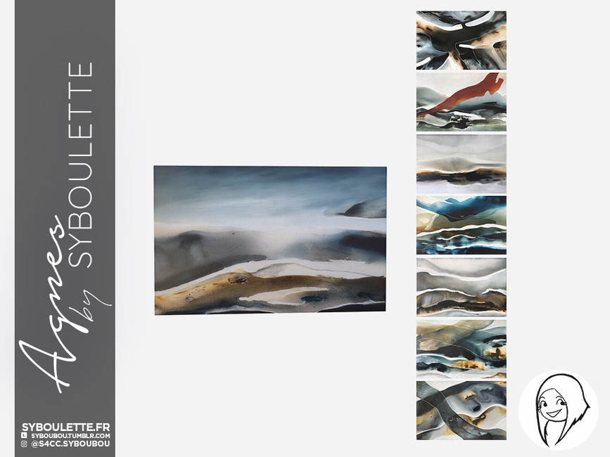 The Sims Resource Agnes Wall painting