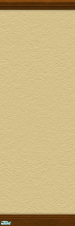 Sims 2 — Just Color Series Three - Wheat wall with molding by froilan — Just color and nothing more. Caramel apples on a